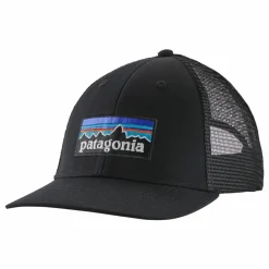Femme Patagonia Casquettes, Bonnets|Bonnets, Chapeaux|Casquette P-6 Logo Trucker Coton Bio |