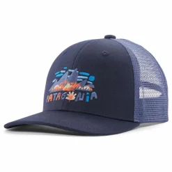 Patagonia Casquette Trucker Coton Bio | Bleu Clearance