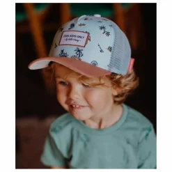 Hot Hello Hossy Casquette Visière Courbée Trucker Blue Island | Bleu ciel