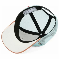 Hot Hello Hossy Casquette Visière Courbée Trucker Blue Island | Bleu ciel