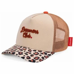 Hello Hossy Casquette Visière Courbée Trucker Leopard | Beige