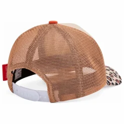 Hello Hossy Casquette Visière Courbée Trucker Leopard | Beige