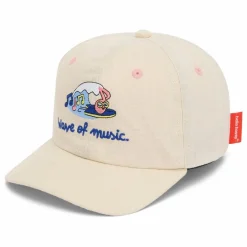 Hello Hossy Casquette Visière Courbée Wave Lin | Crème New