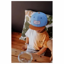 Hello Hossy Casquette Visière Plate Unie | Bleu jean Best