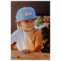 Hello Hossy Casquette Visière Plate Unie | Bleu jean Best