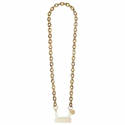 LaCoqueFrançaise Chaine Longue Cassy Ecailles 120 cm |