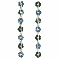 LaCoqueFrançaise Chaine Longue Cassy Fleurs 120 cm |