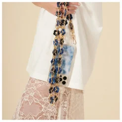 LaCoqueFrançaise Chaine Longue Cassy Fleurs 120 cm |