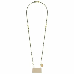 Online LaCoqueFrançaise Chaine Longue Iris 120 cm | Kaki