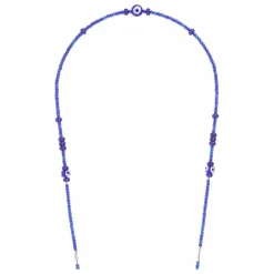 LaCoqueFrançaise Chaine Longue Leda 120 cm | Bleu Best