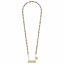 LaCoqueFrançaise Chaine Longue Liviya 120 cm | Marron New