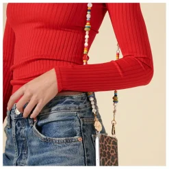 Discount LaCoqueFrançaise Chaine Longue Poca 100 cm | Multicolore