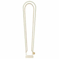 LaCoqueFrançaise Chaine Longue Taylor 120 cm | Blanc New