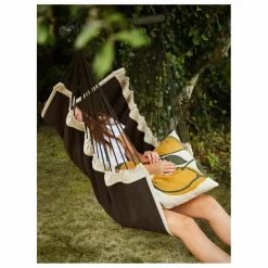 Broste Copenhagen Chaise à suspendre Paloma | Vert kaki Outlet