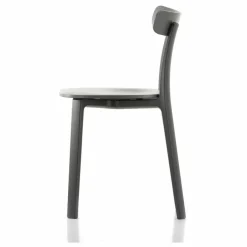 Vitra Chaise All plastic - Jasper Morrisson | Gris graphite