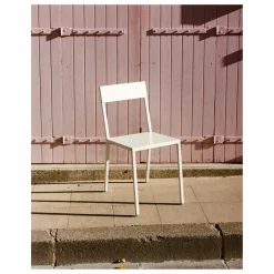 Valerie Objects Chaise Alu Chair, Muller Van Severen | Blanc