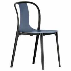 Clearance Vitra Chaise Bouroullec Belleville plastic | Bleu de mer