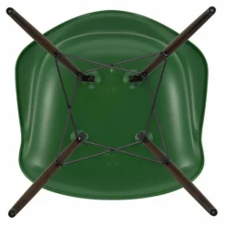 Vitra Chaise DAW - piétement érable - Charles & Ray Eames | Vert émeraude Outlet