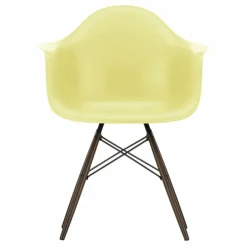 Online Vitra Chaise DAW - piétement érable - Charles & Ray Eames | Jaune citron