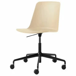 & Tradition Chaises, Tabourets, Bancs|Chaise de bureau Rely HW28, piètement noir - Hee Weeling |