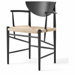 & Tradition Chaises, Tabourets, Bancs|Chaise Drawn HM4 en bois avec accoudoirs |