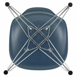 Vitra Chaise DSR Plastic - piètement Chromé - Charles & Ray Eames |
