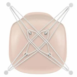 Vitra Chaises, Tabourets, Bancs|Chaise DSR Plastic - piètement blanc epoxy - Charles & Ray Eames |