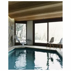 New Vitra Chaise DSW plastic - piètement érable - Charles & Ray Eames | Gris galet