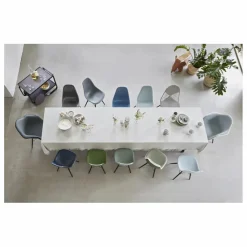 Best Vitra Chaise DSW plastic - piètement érable - Charles & Ray Eames | Gris clair