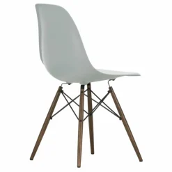 Best Vitra Chaise DSW plastic - piètement érable - Charles & Ray Eames | Gris clair
