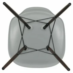 Best Vitra Chaise DSW plastic - piètement érable - Charles & Ray Eames | Gris clair