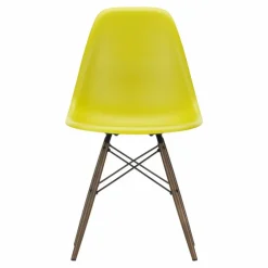 Vitra Chaise DSW plastic - piètement érable - Charles & Ray Eames | Jaune moutarde Outlet
