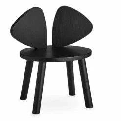 Nofred Chaise en chêne Souris | Noir Online