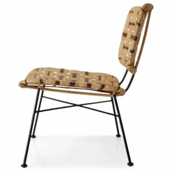HKliving Chaise en rotin Naturel Best