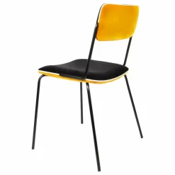 Maison Sarah Lavoine Chaise en velours Double-Jeu | Ocre Sale