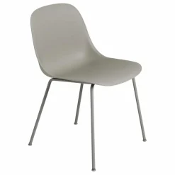 Clearance Muuto Chaise Fiber en plastique recyclé | Gris