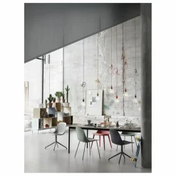 Muuto Chaises, Tabourets, Bancs|Chaise Fiber en plastique recyclé |