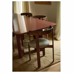 Gabrielle Paris Chaises, Tabourets, Bancs|Chaise Lilas en bois finition Teck, assise en lin |