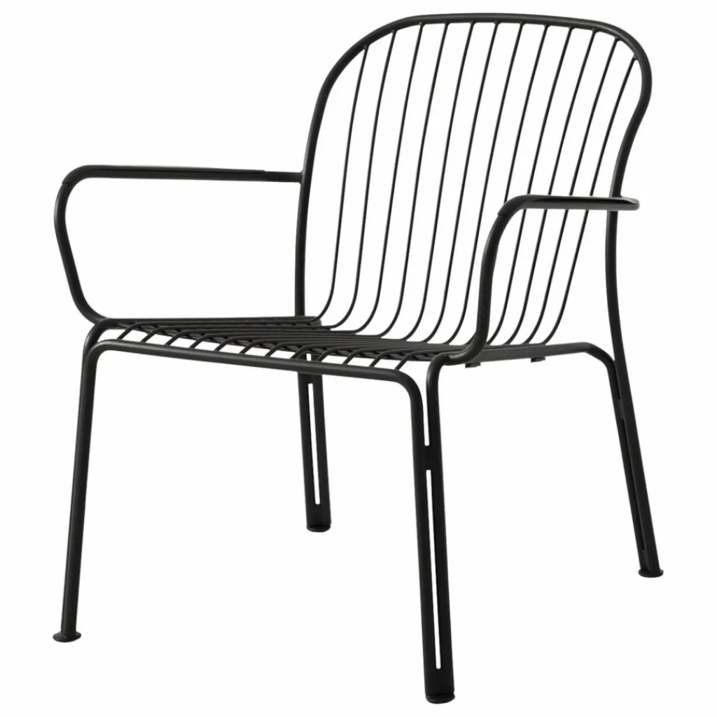 & Tradition Chaise lounge avec accoudoirs Thorvald SC101, Space Copenhagen | Noir Sale
