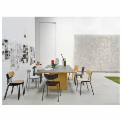 Vitra Chaise Morrisson All plastic | Gris bleuté