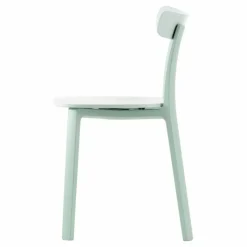 Vitra Chaise Morrisson All plastic | Gris bleuté