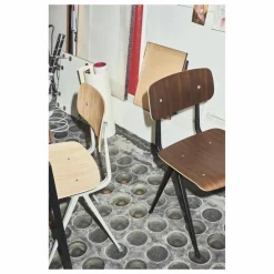 Hay Chaises, Tabourets, Bancs|Chaise Result en chêne fumé - Réedition Friso Kramer & Wim Rietveld |