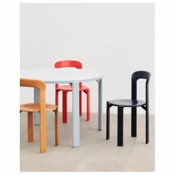 Online Hay Chaise Rey en bois laqué - Bruno Rey | Noir