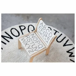 Lorena Canals Chaise Sillita en bouleau déhoussable | Ecru Outlet