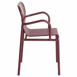 Discount Petite friture Chaise Week-end avec accoudoirs - Set de 2 | Bordeaux