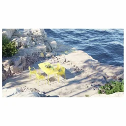 Petite friture Chaise Week-end avec accoudoirs - Set de 2 | Jaune New