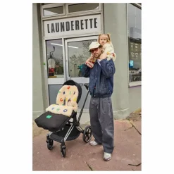 New BINIBAMBA Chancelière universelle en peau d'agneau - x Bobo Choses Multicolore