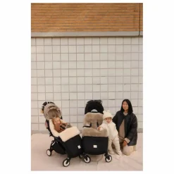 BINIBAMBA Chancelière universelle harnais fixe en peau d'agneau | Toast