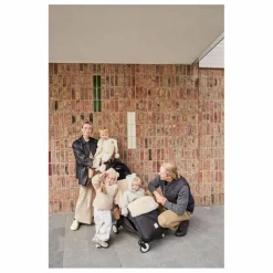 BINIBAMBA Chancelière universelle harnais fixe en peau d'agneau | Milk New