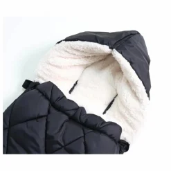 Kaiser Chancelière universelle XL Too en polaire sherpa | Noir